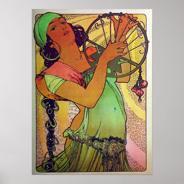 Affiche Mucha - Salome 1897 (Devant)