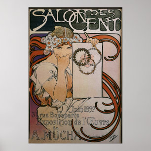 Affiche Mucha - Salon Des Exposition 1897