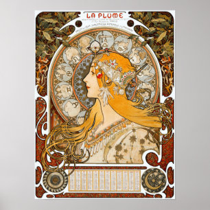 Affiche Mucha - Zodiaque