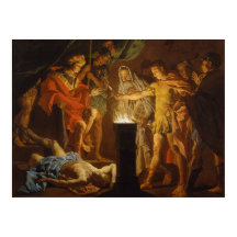 "Mucius Scaevola en présence de Lars Porsenna"