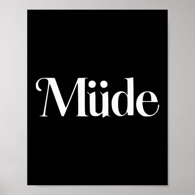 Affiche Müde Funny Saying Bro Teens Boys Kids Christmas Pa (Devant)