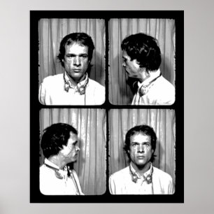 Affiche mugshot d'arthur russell