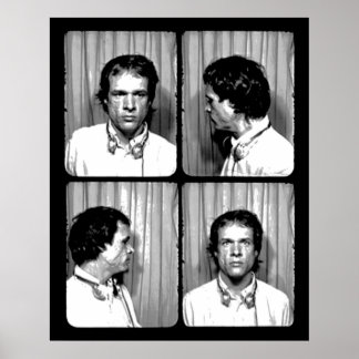 Affiche mugshot d'arthur russell