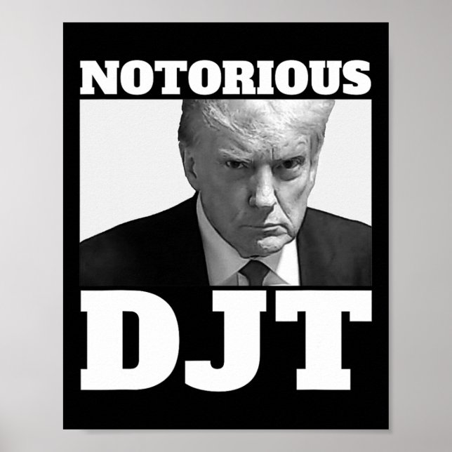 Affiche Mugshot Trump 2024 du président Trump (Devant)