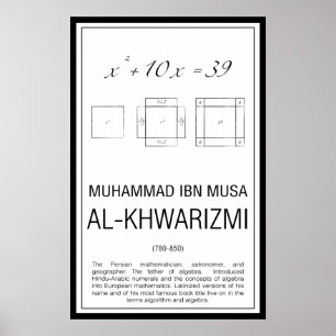 Affiche Muhammad Al-Khwarizmi