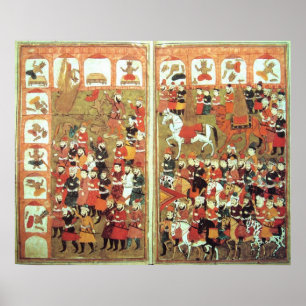 Affiche Muhammad détruire les icônes dans la Kaaba