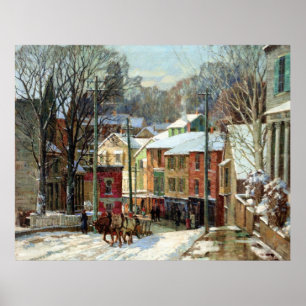 Affiche Mulhaupt - Hiver à Gloucester