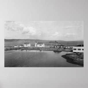 Affiche Mulkilteo, WA - photographie de vue de phare