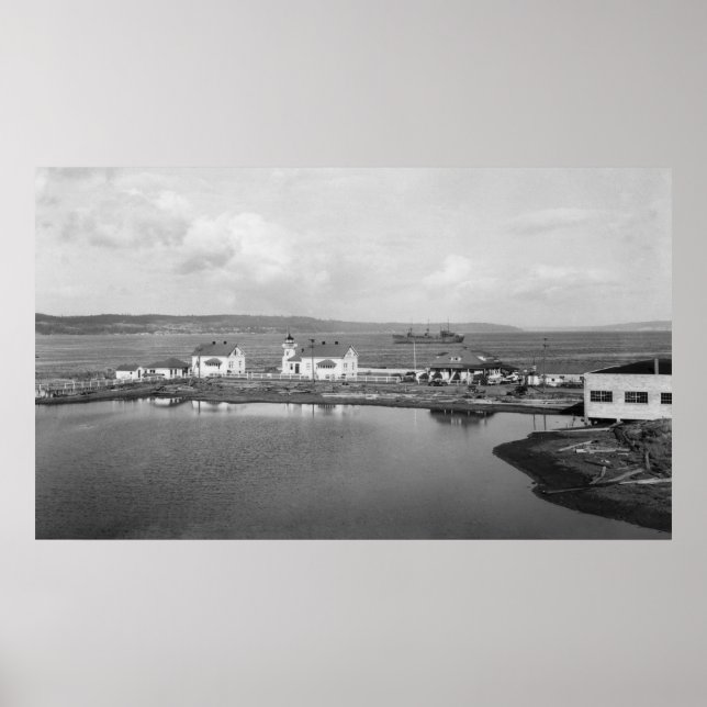 Affiche Mulkilteo, WA - Vue du phare (Devant)