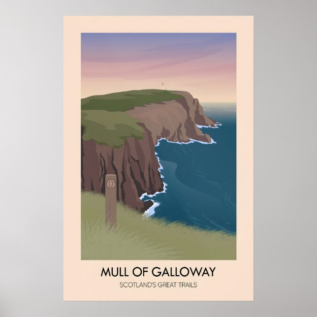 Affiche Mull of Galloway Écosse Les Sentiers de Grande Ran (Devant)
