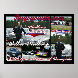 Affiche Mulling Racing Collage