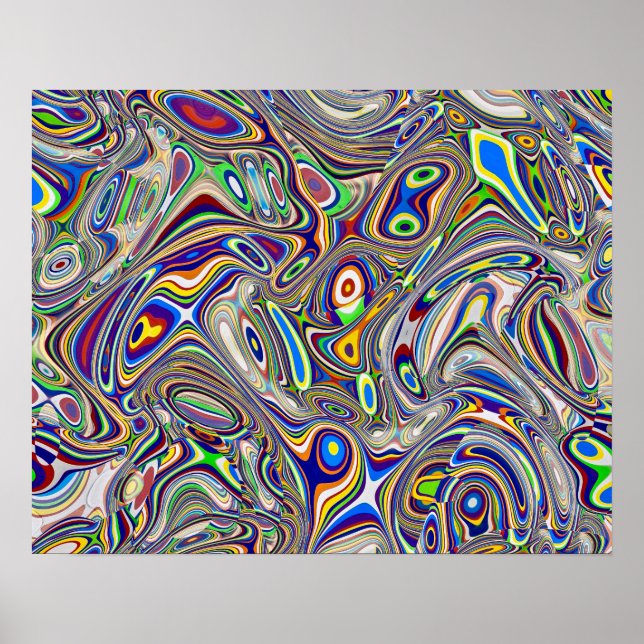 Affiche Multi Color Abstrait 2, 2018 (photo) | Images SVP (Devant)