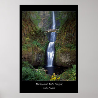 Affiche Multnomah Falls Oregon
