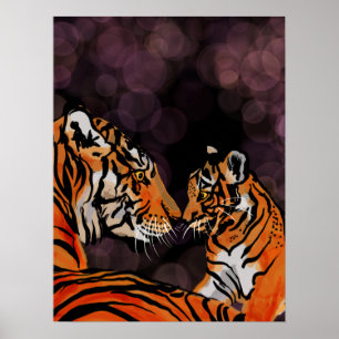 Affiche Mum tigre