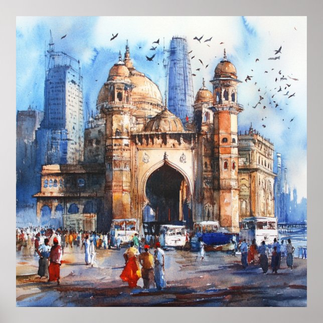 Affiche Mumbai in India (Devant)