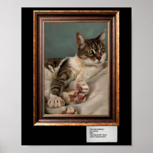 Affiche Munchie Le Chat Repose - Toile