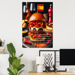 Affiche Munchies de Madrid : Chorizo Magic 24x36
