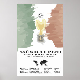 Affiche Mundial Mexique 70