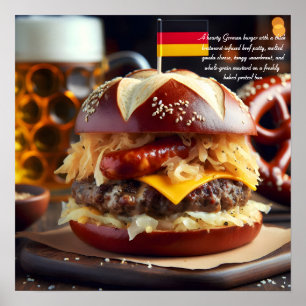 Affiche Munich Munchies : Brat Burger Bonanza