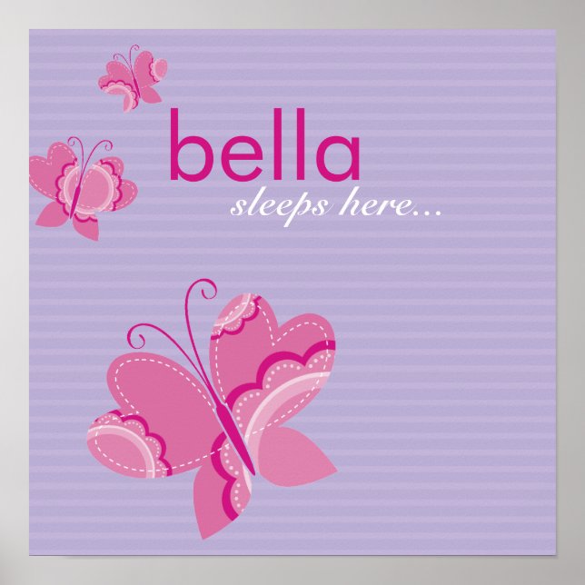 Affiche MUR ART :: papillon flutterby 3 (Devant)