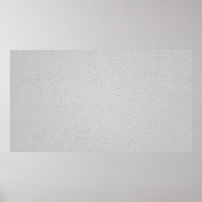 Affiche Mur blanc à texture plâtre (Devant)