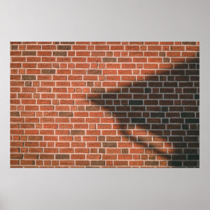 Affiche Mur Brown en brique