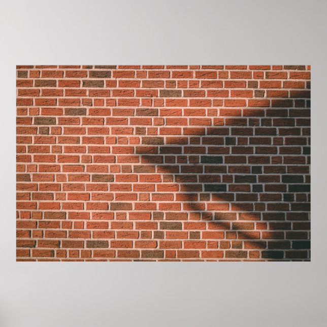 Affiche Mur Brown en brique (Devant)