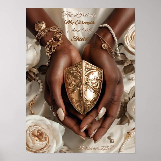 Affiche Mur chrétien Art- Décor maison (Devant)