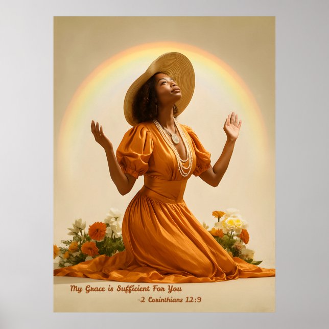 Affiche Mur chrétien Art- Décor maison (Devant)