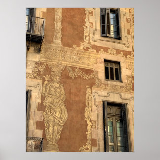 Affiche Mur de Barcelone