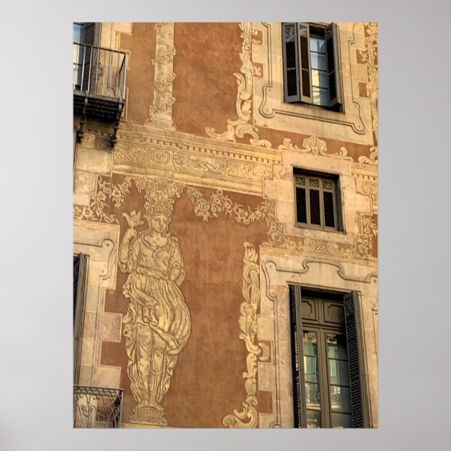 Affiche Mur de Barcelone (Devant)