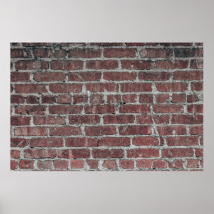 Affiche mur de béton Brown