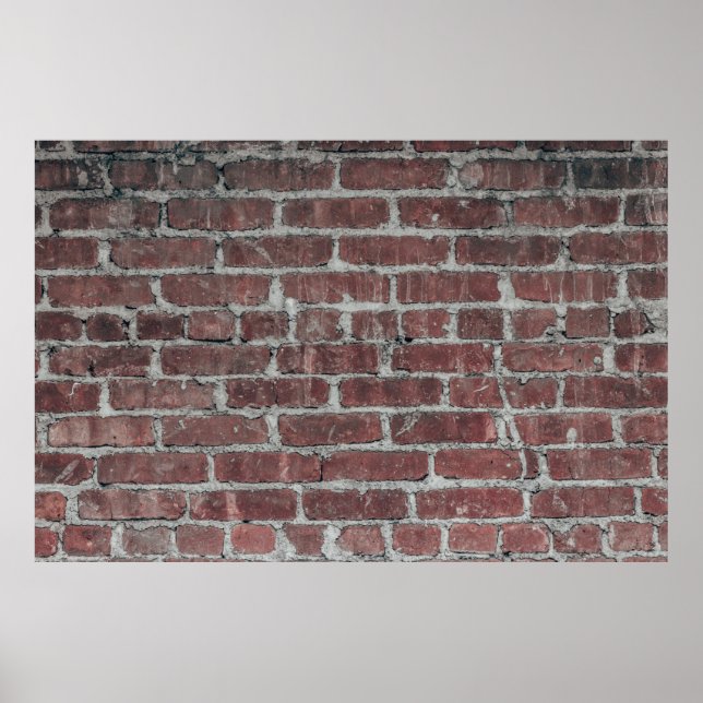 Affiche mur de béton Brown (Devant)