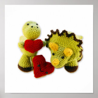 Affiche Mur de dinosaure suspendu