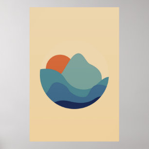 Affiche Mur de la nature moderne