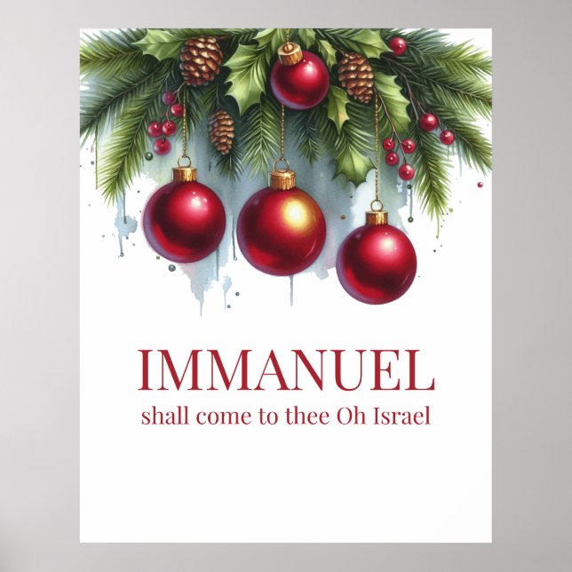 Affiche Mur de Noël (Devant)