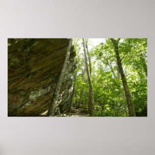 Affiche Mur de roche Frazier dans le parc national de Shen