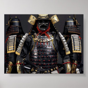 Affiche Mur d'impression numérique Samurai armor Carte Pos
