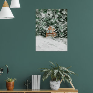 Affiche mur du royaume des glaces