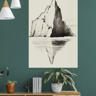 Affiche mur du royaume des glaces
