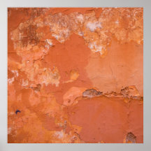 Mur en terre cuite à l'affiche de Rome
