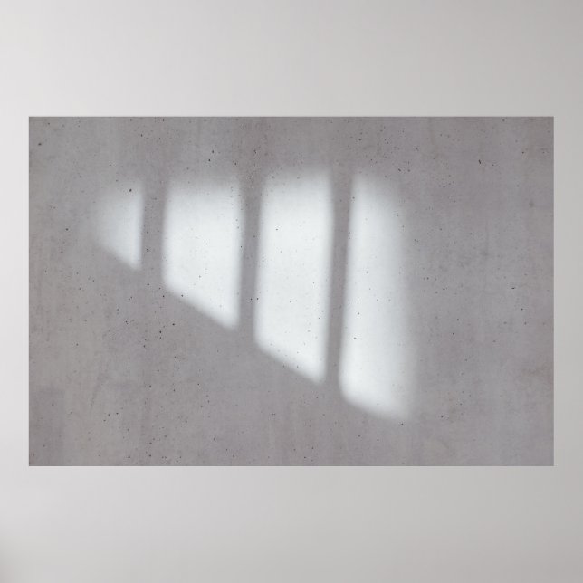 Affiche Mur peint en blanc (Devant)