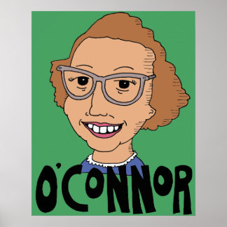 Affiche murale Flannery O'Connor