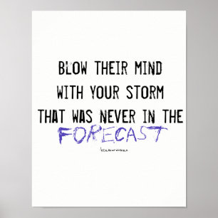 Affiche murale Soufflez votre esprit Soyez une fem