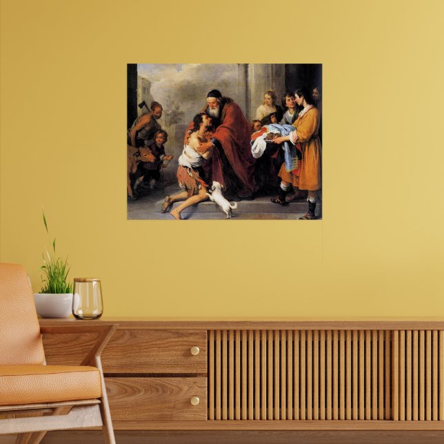 Affiche Murillo - Le Retour de l'Enfant Prodigue (Salon 2)