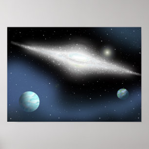 Affiche Murmures de la galaxie infinie.