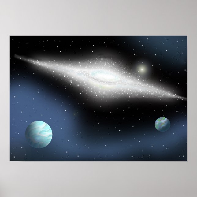 Affiche Murmures de la galaxie infinie. (Devant)