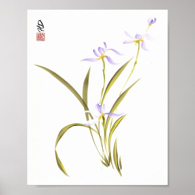 Affiche Murmures de l'Orchidée du Matin (Devant)