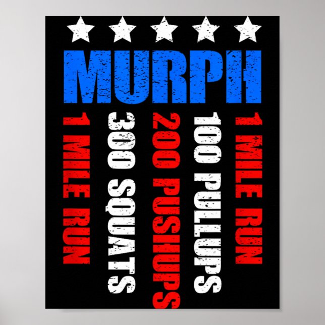 Affiche Murph 2021 journée du souvenir workout patriotique (Devant)