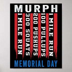 Affiche Murph Challenge American Memorial Day entraînement